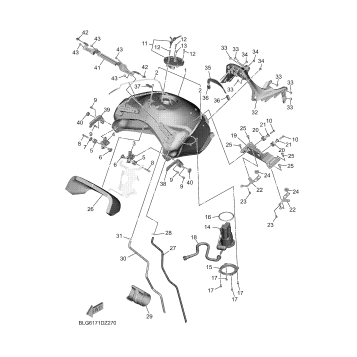 FUEL TANK 1 (FOR U49)