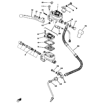 MASTER CYLINDER - BRAKE HOSE