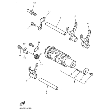 SHIFT CAM SHIFT FORK