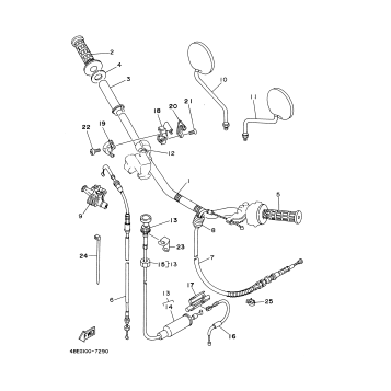 STEERING HANDLE CABLE