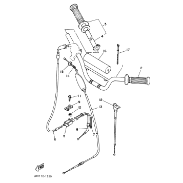STEERING HANDLE CABLE
