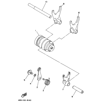 SHIFT CAM SHIFT FORK