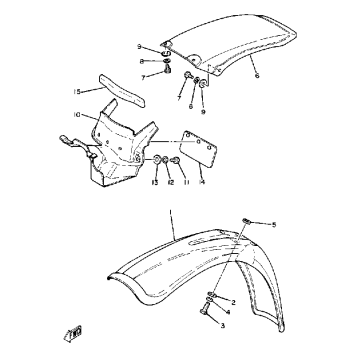 FRONT FENDER - REAR FENDER