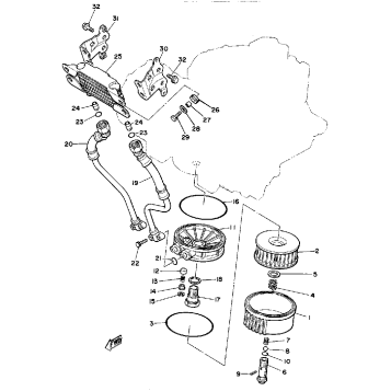 OIL COOLER OIL CLEANER