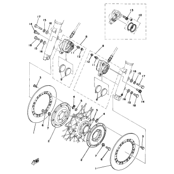 FRONT DISC BRAKE - CALIPER
