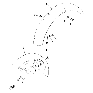 FRONT FENDER REAR FENDER