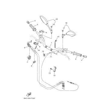 STEERING HANDLE CABLE