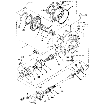 FINAL DRIVE GEAR - DRIVE SHAFT