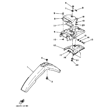 FRONT FENDER - REAR FENDER