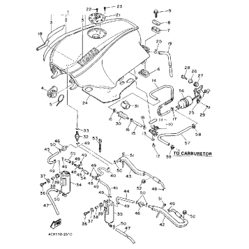 FUEL TANK CALIFORNIA MODEL ONLY