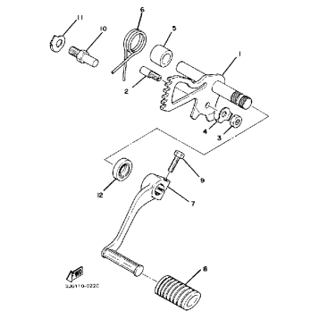 SHIFT SHAFT PEDAL