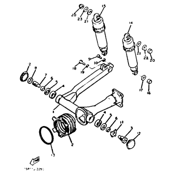 SWING ARM REAR SHOCKS