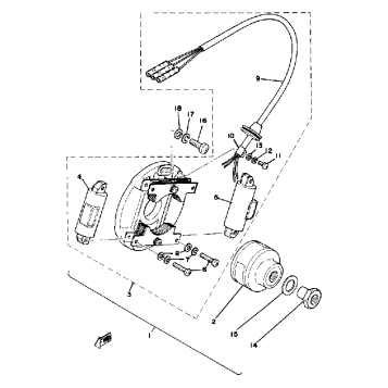 C - D - I - MAGNETO YZ125D