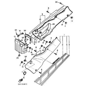 SIDE COVER FZ600S SC