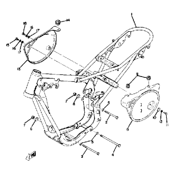 FRAME-SIDE COVER YZ80A