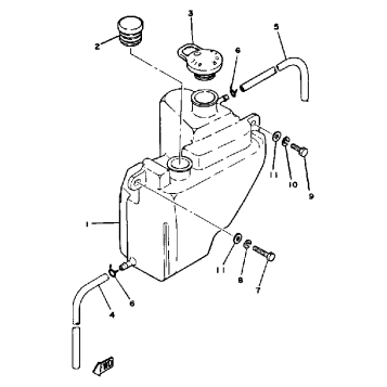 OIL TANK MX100H - J - K