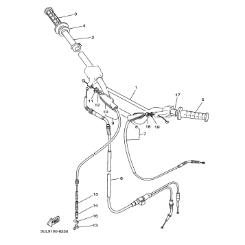 STEERING HANDLE CABLE