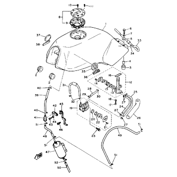 FUEL TANK (SRX600SC)