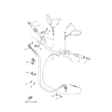 STEERING HANDLE CABLE