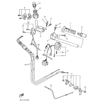 STEERING HANDLE CABLE