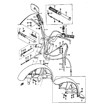HANDLE - FRONT FENDER