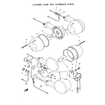 FLASHER LAMP (XS1 ALTERNATE PARTS)