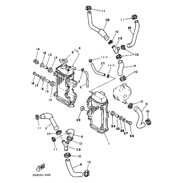 RADIATOR HOSE L