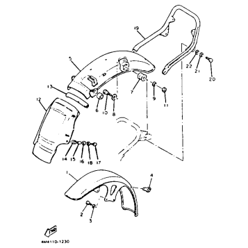 FRONT FENDER REAR FENDER