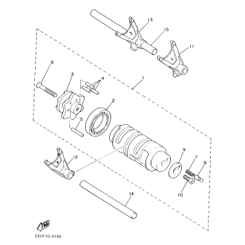 SHIFT CAM SHIFT FORK