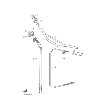 STEERING HANDLE CABLE