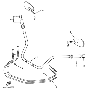 STEERING HANDLE CABLE