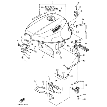 FUEL TANK NON CALIFORNIA MODEL