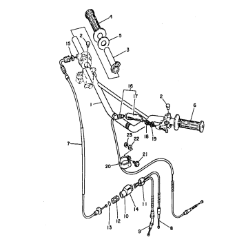 STEERING HANDLE - CABLE