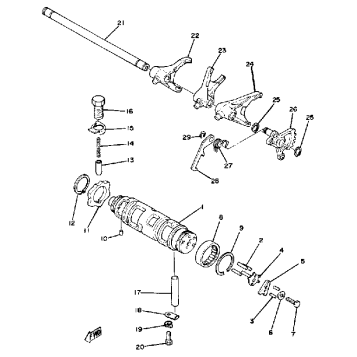 SHIFT CAM-SHIFT FORK