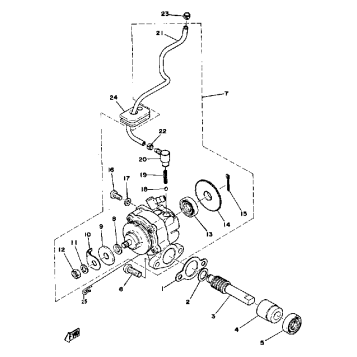 OIL PUMP 250B - C - 400B - C