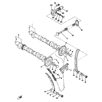 CAMSHAFT - CHAIN TENSIONER