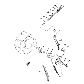 CAMSHAFT - CHAIN XT200K - KC
