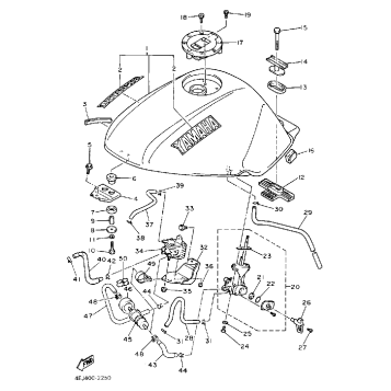 FUEL TANK NONCALIFORNIA MODEL