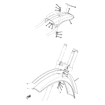 FRONT FENDER - REAR FENDER