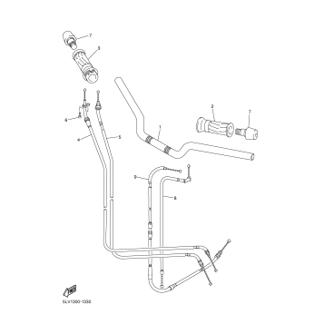 STEERING HANDLE CABLE