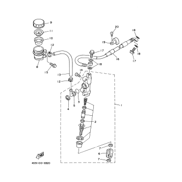 REAR MASTER CYLINDER