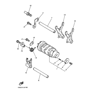 SHIFT CAM SHIFT FORK