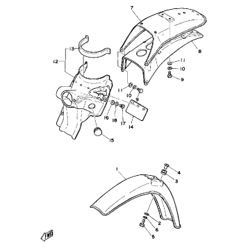 FRONT FENDER-REAR FENDER