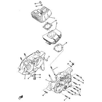 CRANKCASE - CYLINDER