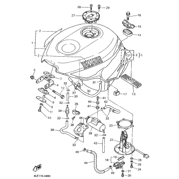 FUEL TANK CALIFORNIA ONLY