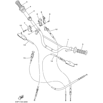 STEERING HANDLE CABLE