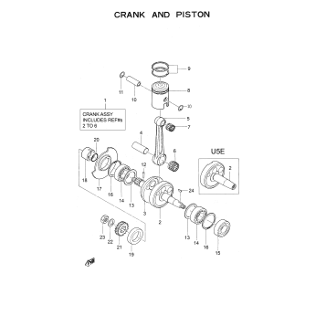 CRANK PISTON