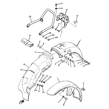 FRONT FENDER REAR FENDER
