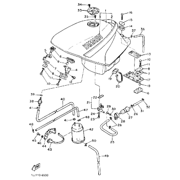 FUEL TANK CALIFORNIA MODEL ONLY