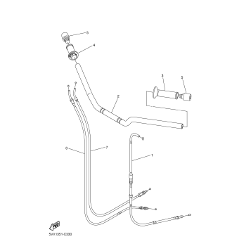 STEERING HANDLE CABLE